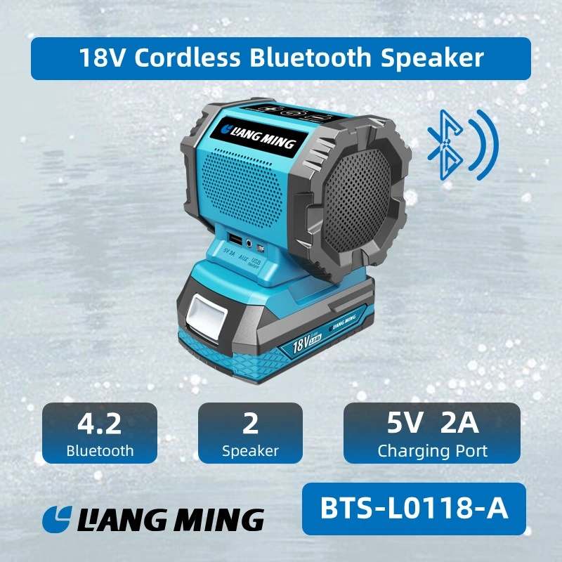 18V/20V Lithium Cordless Range Battery Power Tools Cordless Bluetooth Speaker