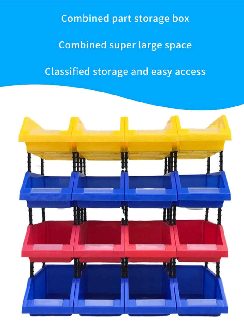 Hardware Box Picking Stackable Bins/ Stacking Hanging Plastic Shelf Storage Bin /Part Bin/Mounted Picking Bins for Tools Storage