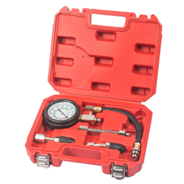 Workshop Tool Quick Cylinder Pressure Meter Compression Tester Kit Petrol Engine Pressure Gauge