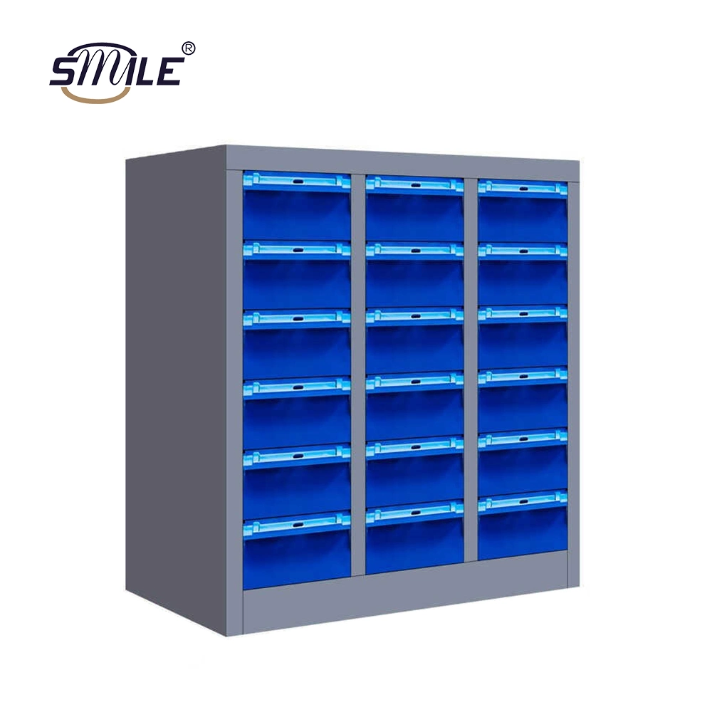 Smile Warehouse Storage Cabinet Metal Drawer Tool Parts Storage with Dividers