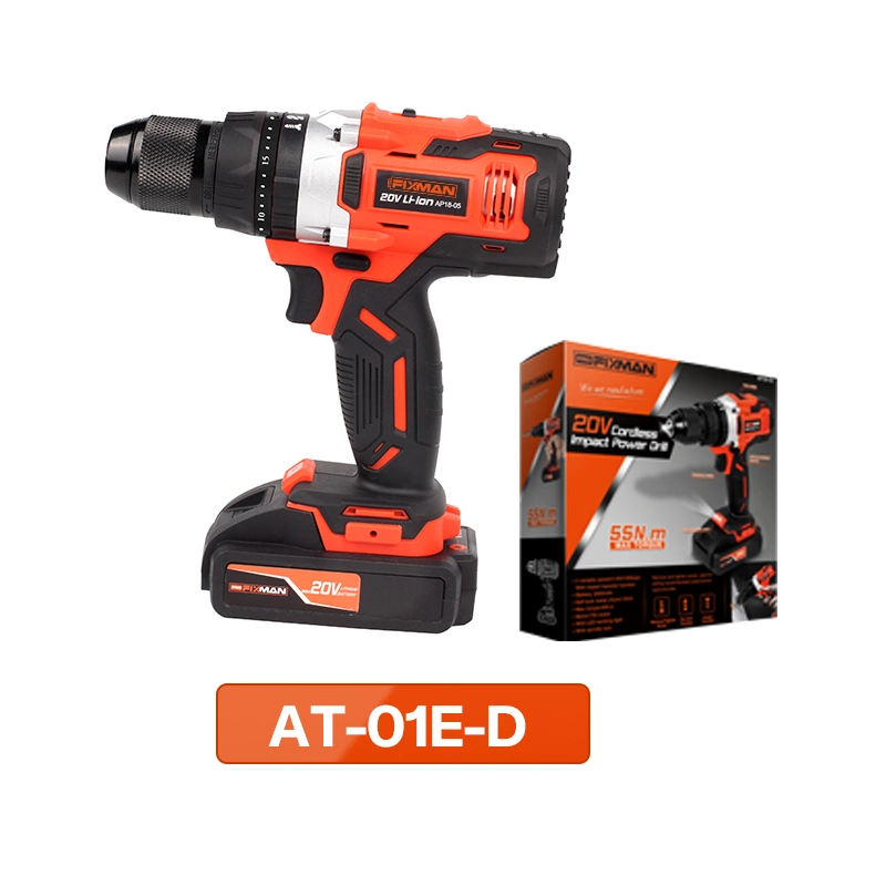 High Torque Cordless Impact Power Drill Power Tool