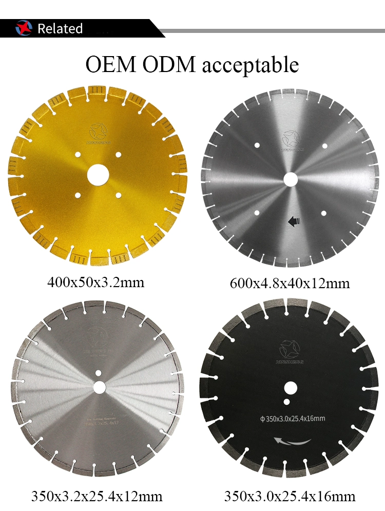 200mm 8in Laser Welding Diamond Saw Cuttting Disc for Reinforced Concrete Cutting