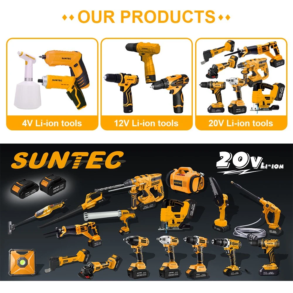 Suntec Factory 12V Cordless Drill Power Tool with Impact Function