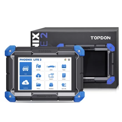 Topdon Phoenix Lite 2 кодирование ЭБУ автомобиля двунаправленное управление полная функция OBD2 профессиональный автомобильный диагностический инструмент