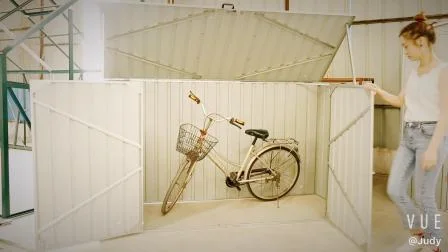 Открытый металлический навес для хранения велосипедов, тачек и садовых инструментов (BS7′x3′)